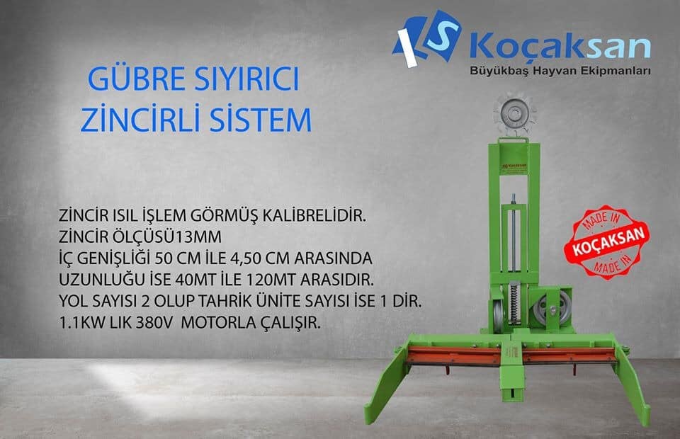 Gübre Sıyırıcı Sistemi Zincirli